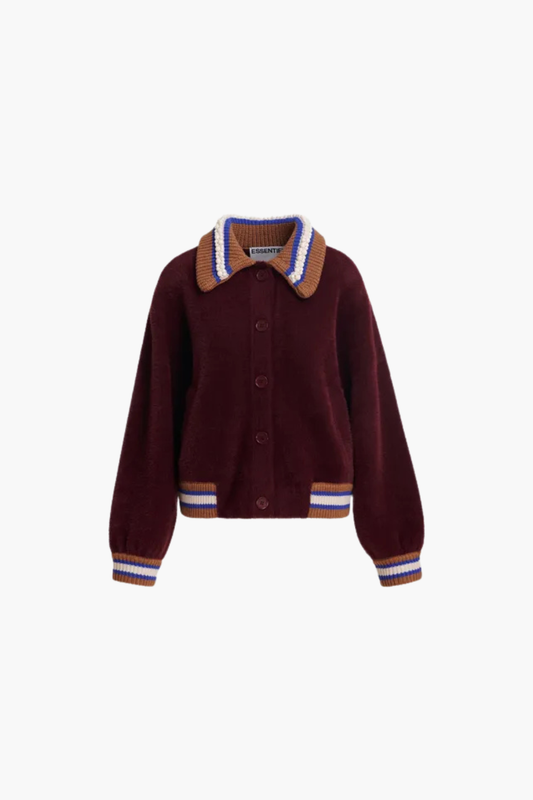 Kamore Knit Jacket With Collar