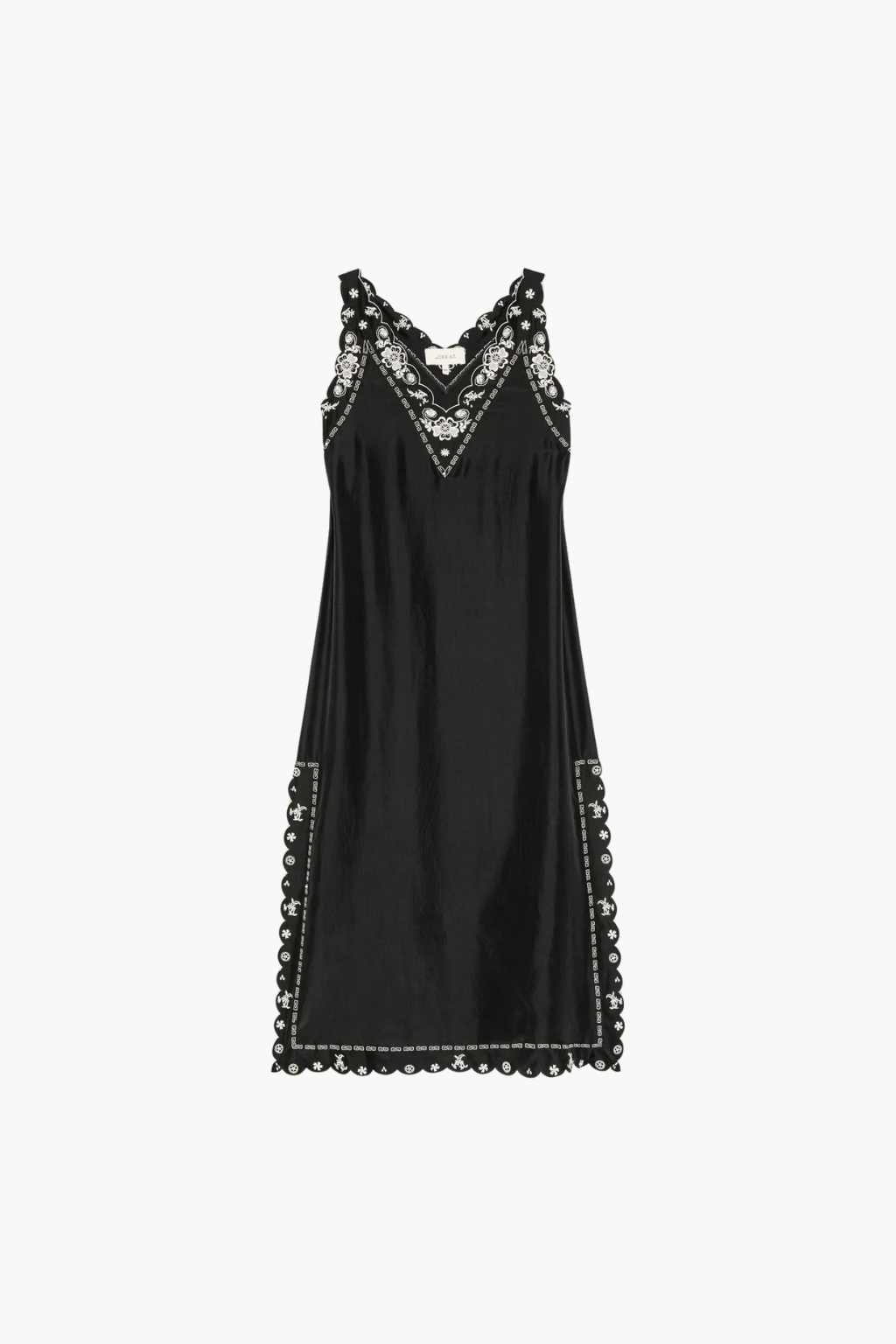 The Embroidered Floral Slip Dress