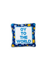 Oy Needlepoint Pillow