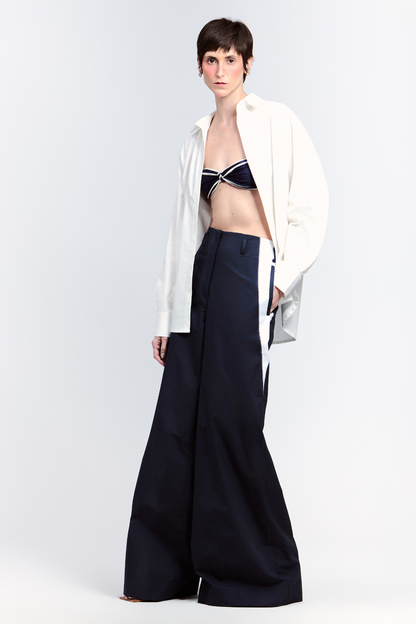 Cotton Wide Leg Pant