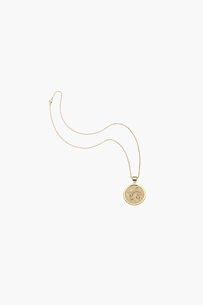 GRATITUDE JW Small Pendant Coin Necklace
