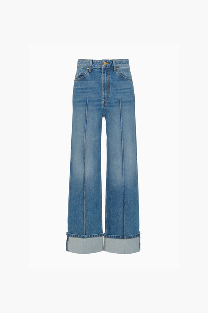 The Genevieve Stretch Pintuck Jean