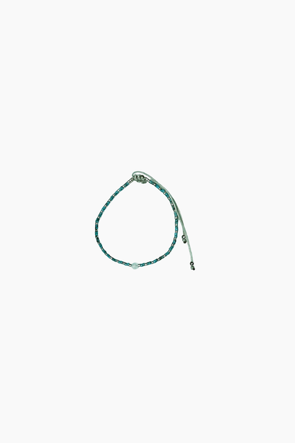 Picasso Moonstone Dainty Bracelet - Turq