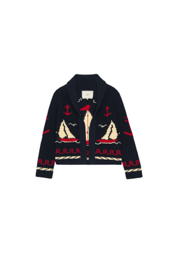 The Sailboat Lodge Cardigan.