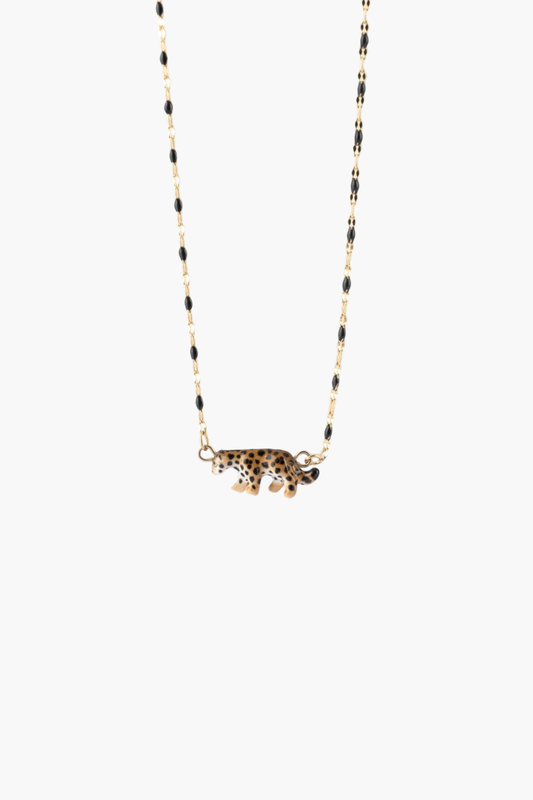 Walking Leopard Necklace