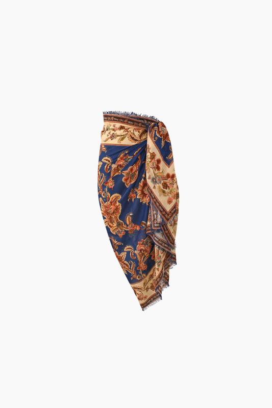 Aster Printed Cotton Pareo