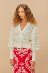 Mix Lace Stitch Cardigan