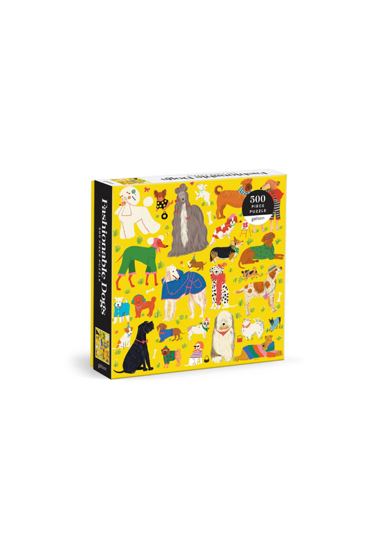 Fashionable Dogs - 500 Piece Puzzle