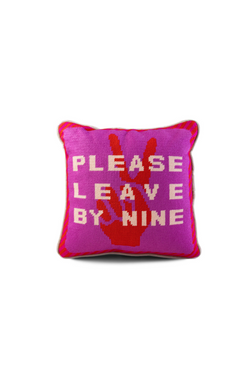 Leave By Nine Pillow