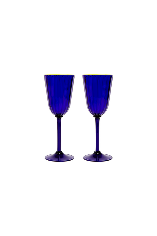 Rainbow Wine Glasses Set of Two