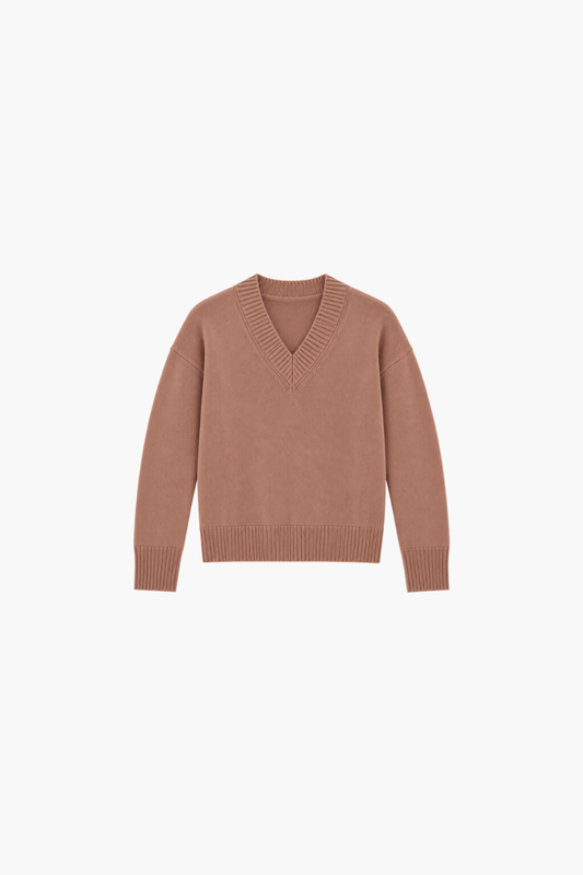 Chunky Carmen V-Neck