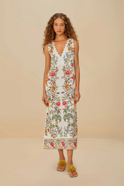 Delicate Forest Maxi Dress