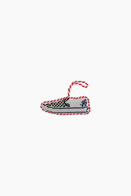 Needlepoint Icon Ornament - Vans