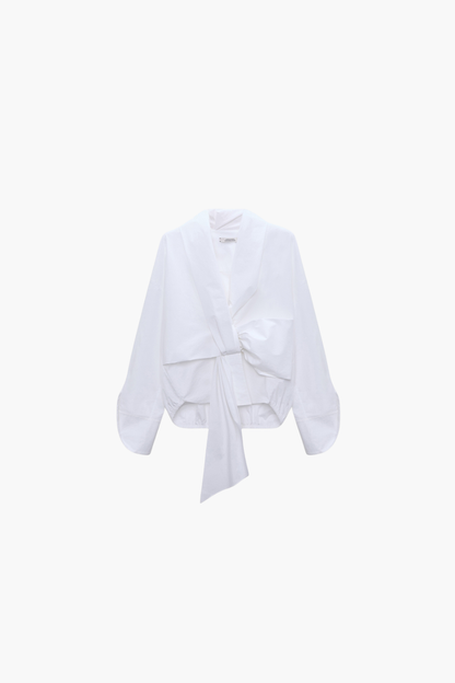 Poplin Power Blouse