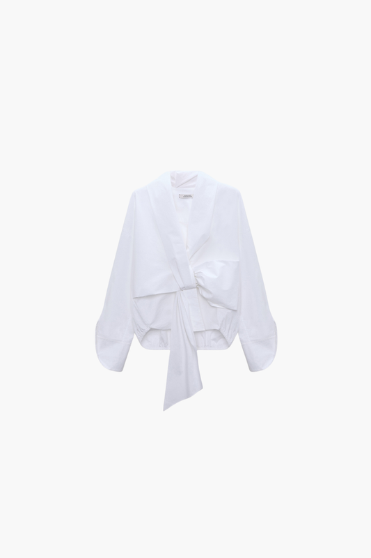Poplin Power Blouse