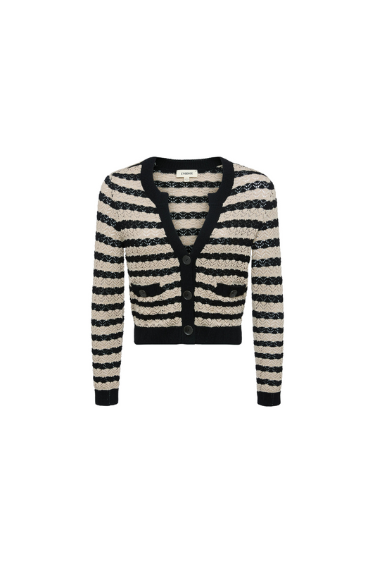 Orla Pointelle Knit Cardigan