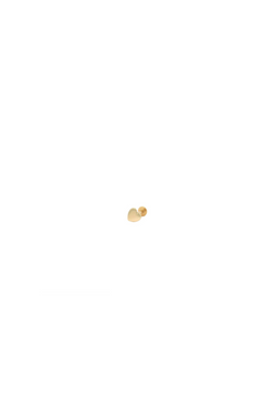 Heart Flat Back 14k Single Earring