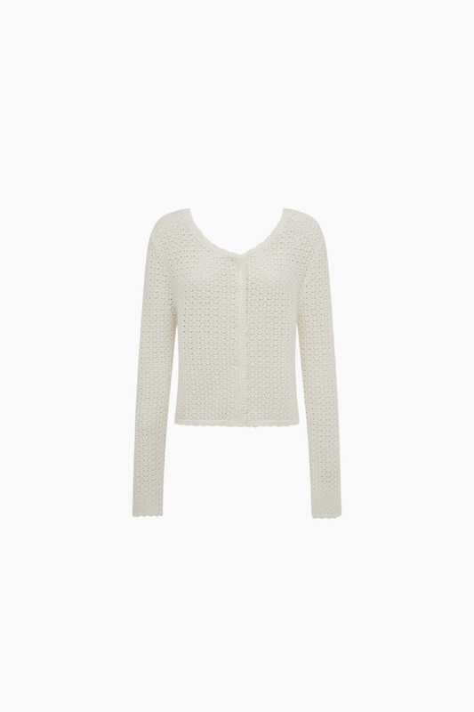 Pointelle Cardigan