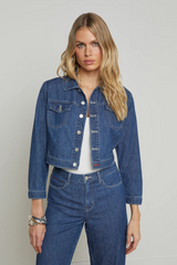 Koda Cropped Denim Jacket