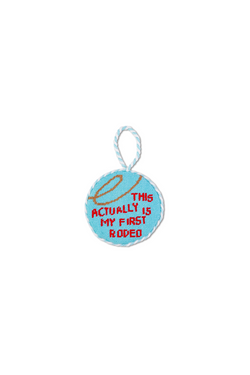 First Rodeo Needlepoint Ornament