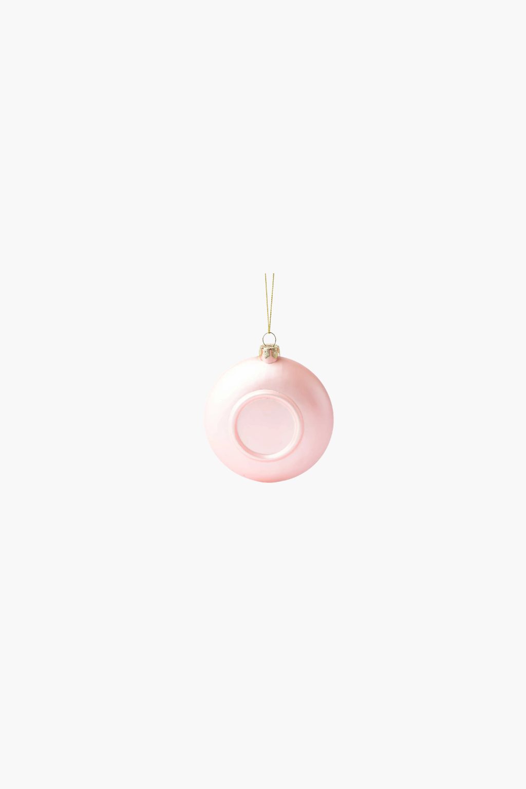 Oyster Bowl Glass Christmas Ornament