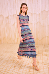 Ajak Sleeveless Knit Midi Dress
