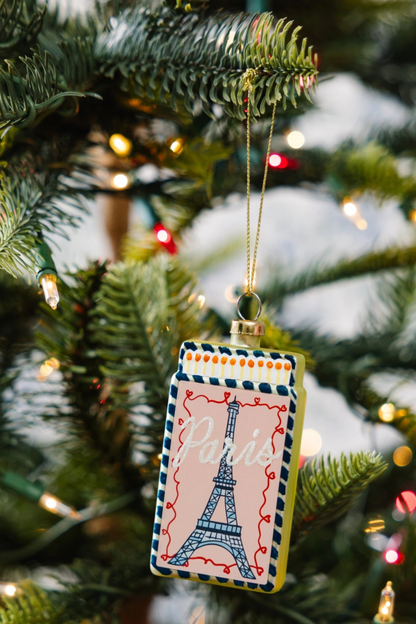 Paris Matchbook Ornament