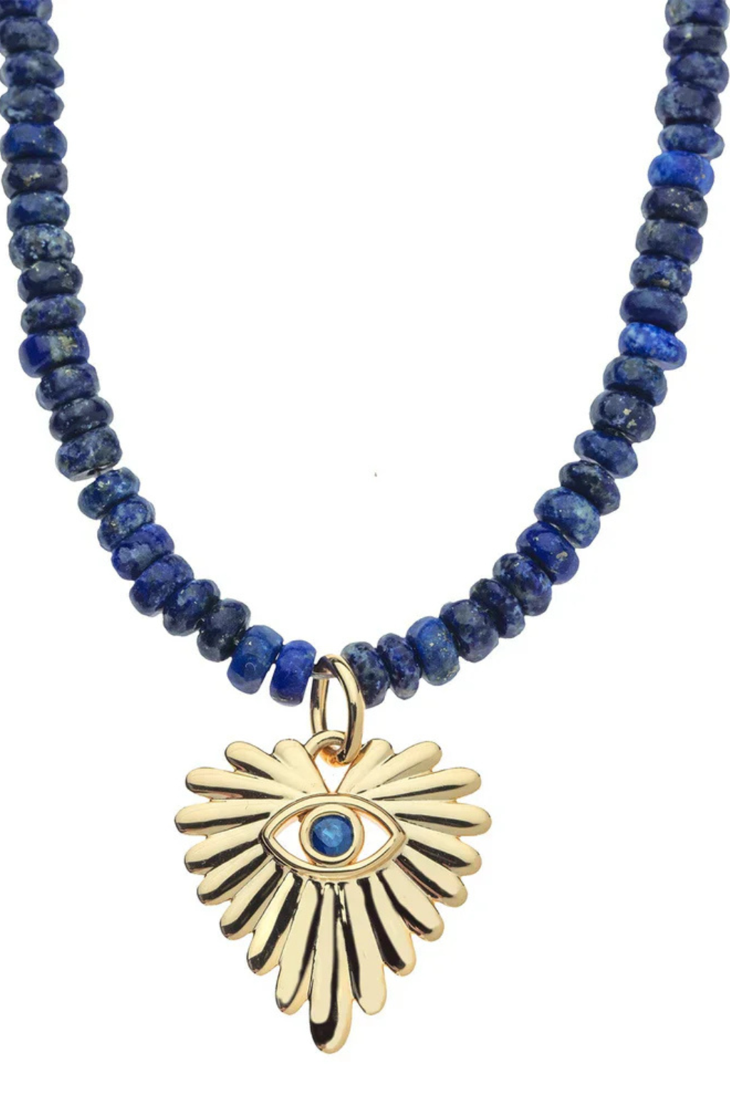 PROTECT Eye On Your Heart Beaded Necklace