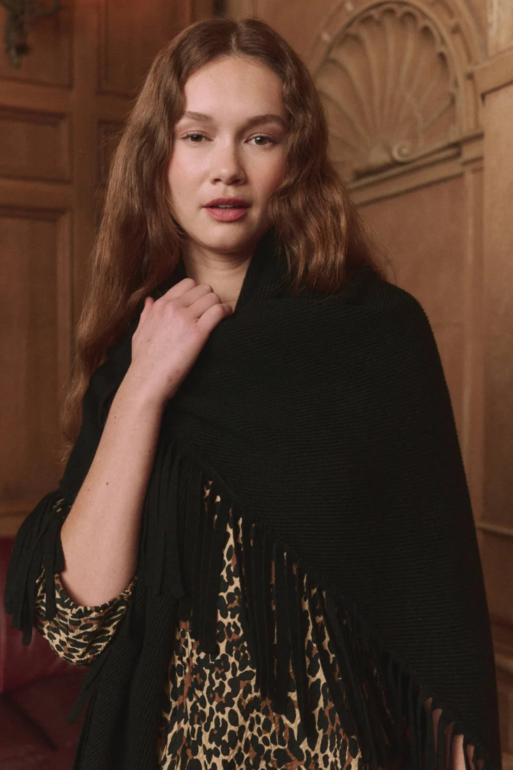 The Big Sweater Fringe Scarf.