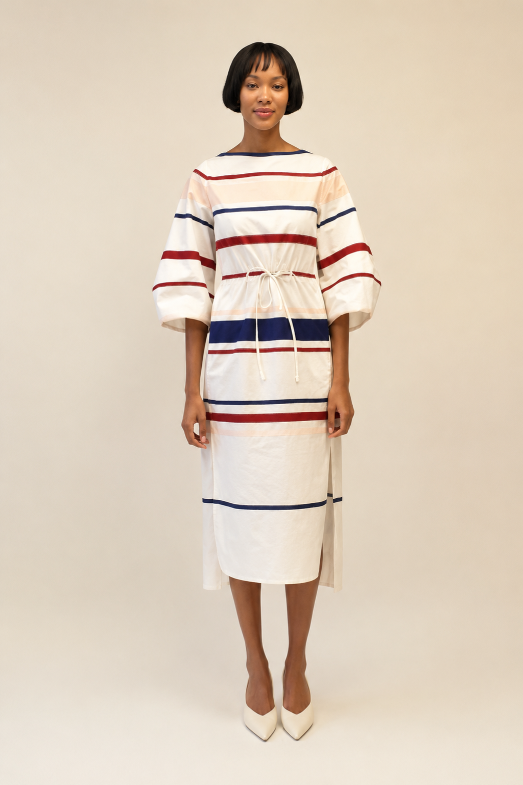 Ribbon Caftan Dress