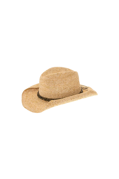 Rafia Straw Cowboy Hat