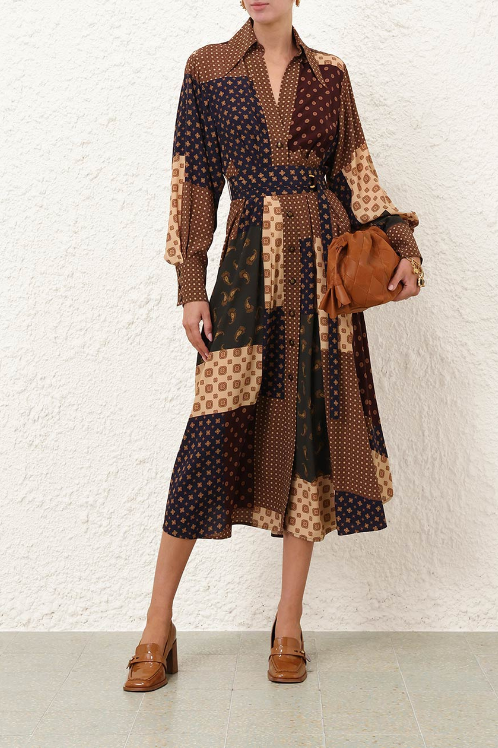 Tuck Midi Dress