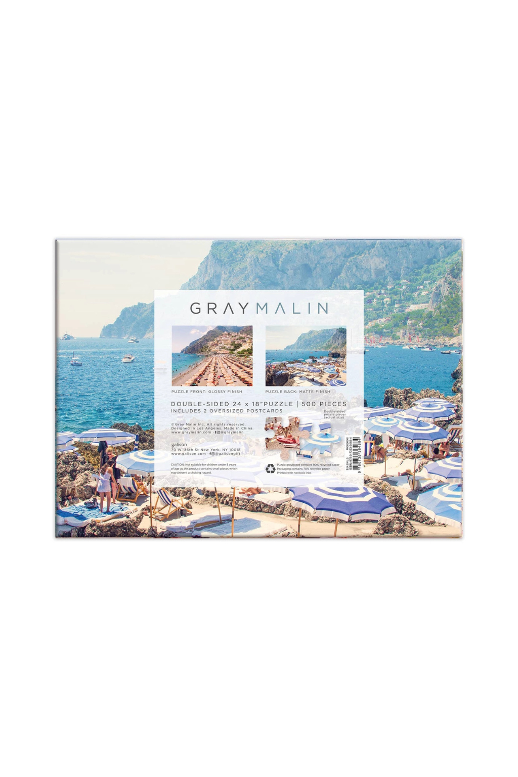 Gray Malin - the Italy - Double Sided 500 Piece Puzzle