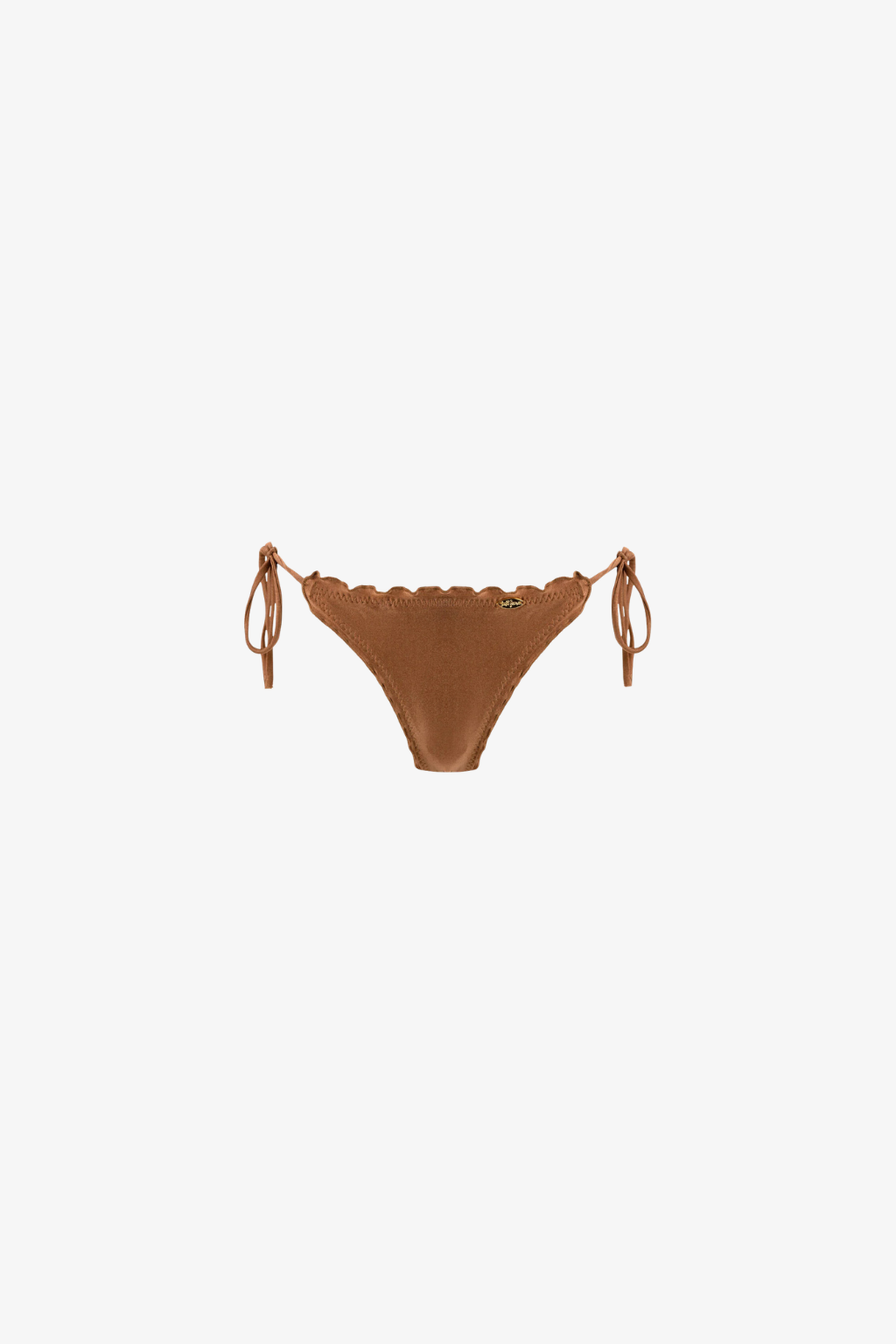Cosita Buena Wavey Brazilian Ruched Tie Side Bottom