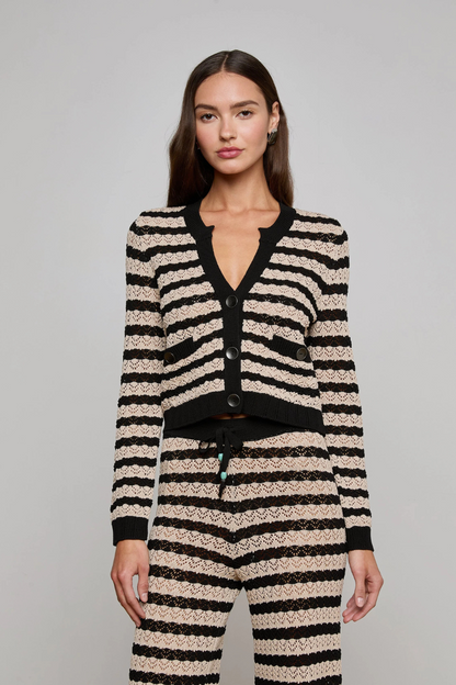 Orla Pointelle Knit Cardigan