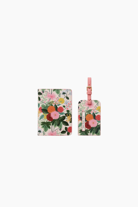 Dahlia Passport and Luggage Tag Set