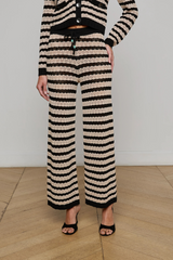 Gaelle Pointelle Knit Pant
