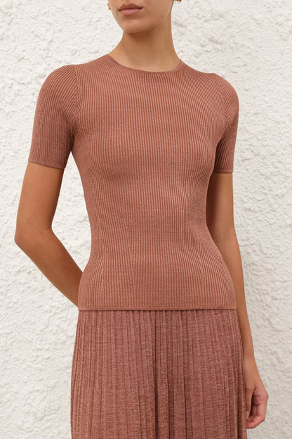 Wanderlust Metallic Tee