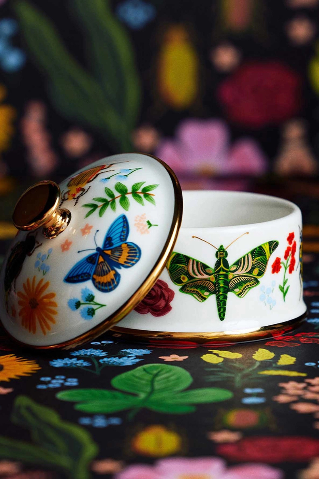Curio Round Porcelain Box