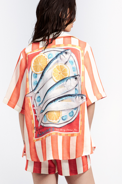 Short Sleeve Linen Shirt