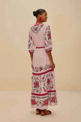 Flower Tapestry Maxi Dress