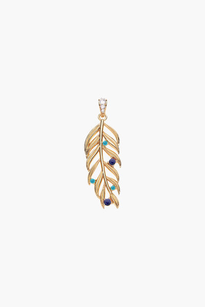 WANDERLUST Palm Leaf Pendant Necklace
