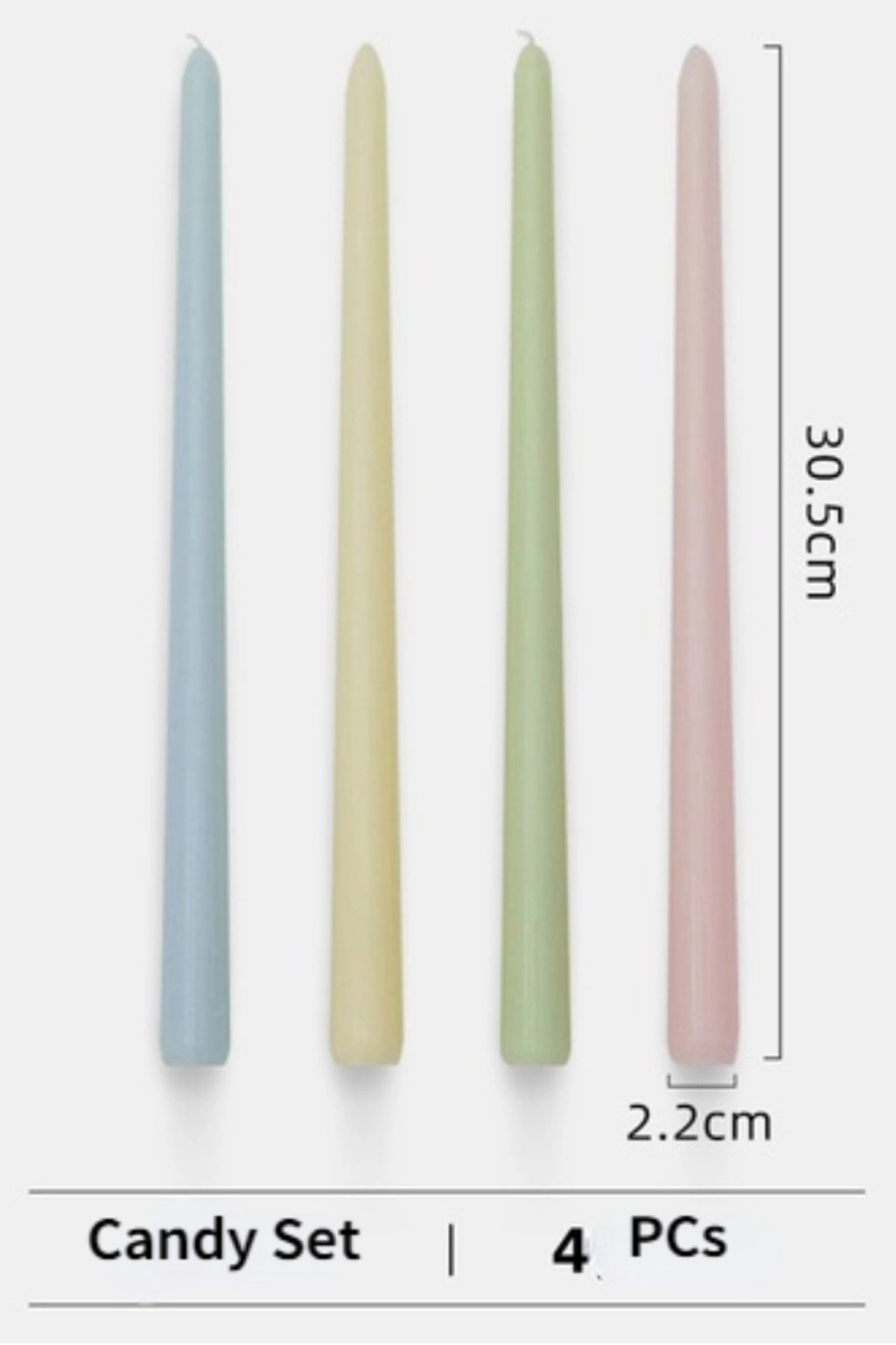 Unscented Taper Candle Set