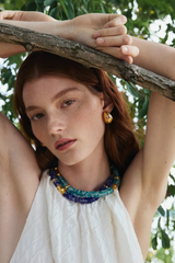 Toga Beach Necklace in Light Marine