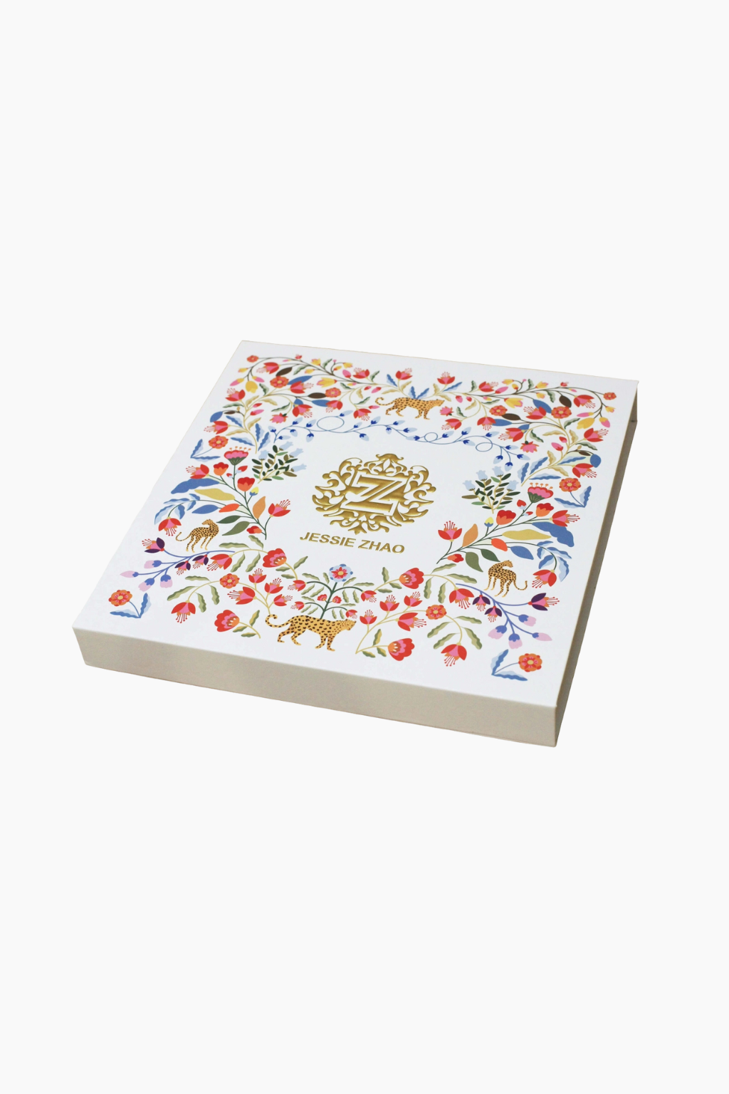 Spring Garden Harmony Double Sided Silk Scarf