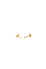 Heart Flat Back 14k Single Earring