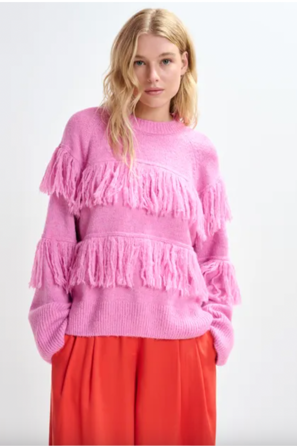 Johns Pullover with Fringe