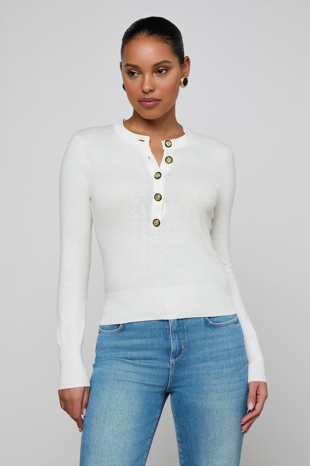 Ronda Knit Henley Top