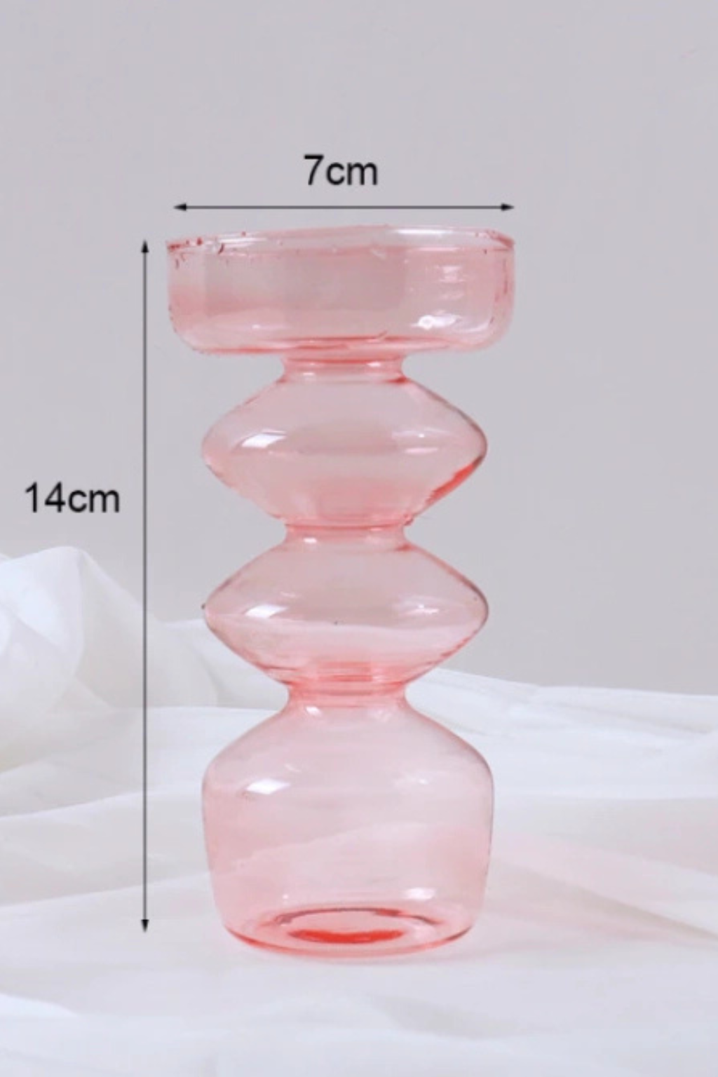 Glass Taper Candlestick Holder