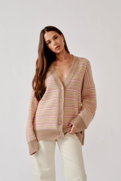 Sia Relaxed Button Up Cardigan